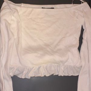 Forever 21 Off the Shoulder Peplum Top